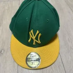 New Era 59FIFTY ヤンキース イエローキャップ　キャップ