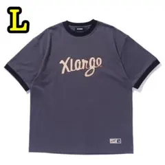XLARGE エクストララージ メンズTシャツ ロゴTシャツ L チャコール