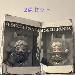 ポップマート　スカルパンダXGコラボ　ぬいぐるみペンダント 日本限定　2点