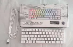 Huntsman Mini ホワイト ゲーミングキーボード
