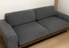 新品 【SIEVE】 バージュ ソファ 2人掛け グレーのサムネイル