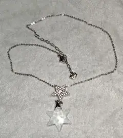 SWAROVSKI スワロフスキー ネックレス スター パヴェ シルバー クリアのサムネイル