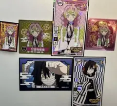 鬼滅の刃　甘露寺蜜璃　伊黒小芭内　ステッカー