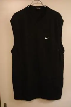 NIKE ニットベスト ブラック XLサイズ