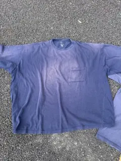 試着のみ】NOAH NYC コアロゴ ロンT パープル XL（NY直営店購入 