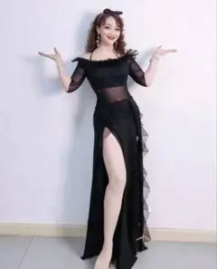 ☺︎ベリーダンス❤︎新品ワンピースレッスン着のサムネイル