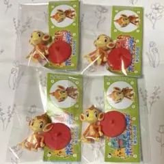 ポケモン　チョコエッグ　旅立ちの３匹　ヒコザル　4匹セット