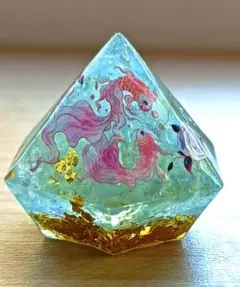 開運絵画　　海幸宝　究極の塩　オルゴナイト