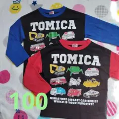 100 トミカ　ロンT　トップス　まとめ売り　男の子　車