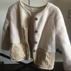 mamaraku 140cm ジャケット　アウター　ボア