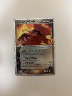 マグマ団のグラードン プロモカードパック 25th ANNIVERSARY