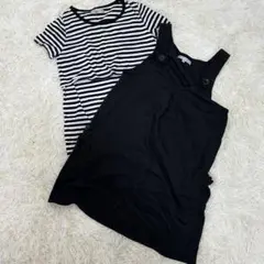 まとめ売り マタニティ服 3点セット 産前産後 シンプル 授乳服