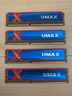 UMAX Cetus DCDDR3-8G-1600OC 4GBメモリー 4枚