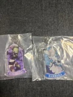 原神 アクリルチャーム　バーバラ　久岐忍　2つセット