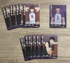 ハイキュー!! バボカ!! BREAK ゴミ捨て場の決戦 白鳥沢高校 14枚