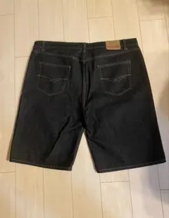 【極太】W46 Kno-betta ノーベター デニムショーツ 黒チカーノ B系