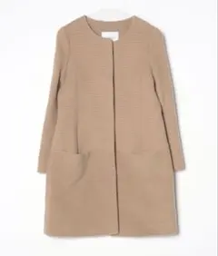 green label relaxing ノーカラーコート　ベージュ