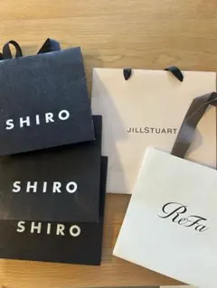 ショップ袋セット JILLSTUART ReFa SHIRO