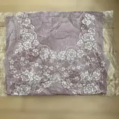 花柄レースキャミソール パープル　新品