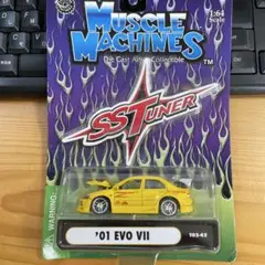 Muscle Machines ランエボ　'01 EVO VII 1:64のサムネイル