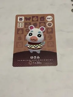 あつ森 amiiboカード ゆきみ