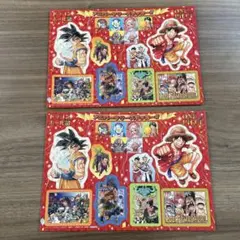 ジャンプフェスタ アニバーサリーステッカー ドラゴンボール超 ワンピース