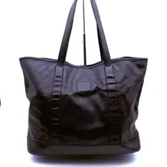 【美品】LONGCHAMPロンシャン レザー　トートバッグ　ロゴ型押し　A4収納