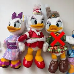 香港Disney 20周年 ドナルド デイジー ぬいぐるみセット - メルカリ