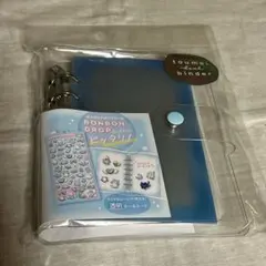 ④シール帳　ボンボンドロップシール　透明シールバインダー　クーリア