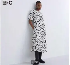 UNIQLOC　バルーンスリーブワンピース　ユニクロC　　ロング