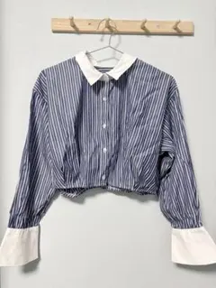 ems excite クロップドシャツ スタッズ付き