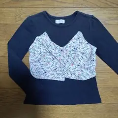 女の子 130 長袖カットソー ロンＴ 秋服