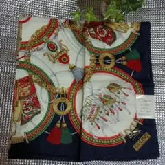 セリーヌ　馬具プリント ハンカチーフ