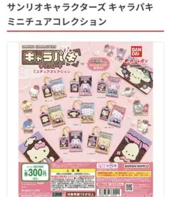 サンリオキャラクターズ　キャラパキ　ミニチュアコレクション