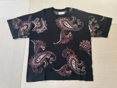 ATELANE メンズ ペイズリー柄 Tシャツ Mサイズ