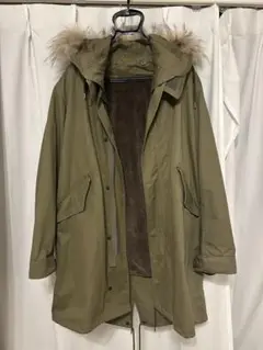 ジャーナルスタンダード M65 モッズコート Lサイズ フィッシュテール ファー
