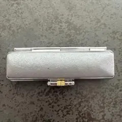 【訳あり】絹糸印鑑ケース 　灰　S　番号654