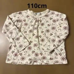 BRANSHES 花柄 長袖カットソー 110cm 女の子　トップス