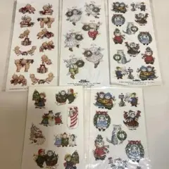 B. Shackman & Company 5枚セットクリスマス柄ステッカー