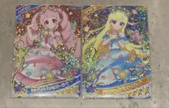 アイプリカード　カラフルシャインミルキーブルー　ピンク　ミラクルカード　みつき