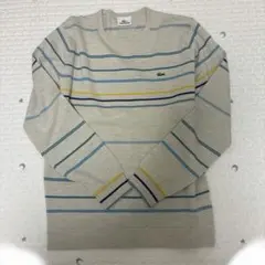 ラコステ　ニット　ボーダー　表記4