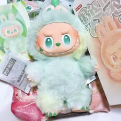 正規品 ラブブ energy グリーン LABUBU ぬいぐるみ POPMART