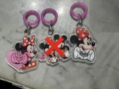 ミニー アクリルアンブレラマーカーめじるしアクセサリー2個セット