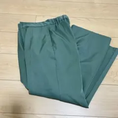 notch レディース スラックス グリーン系 ワイド　レディースM