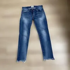 Ungrid スキニーデニム 24 フリンジヘム