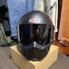 SIMPSON スーパーバンディット マットブラック スモークバイザー付 XL SIMPSON スーパーバンディット マットブラック スモークバイザー付 XL
