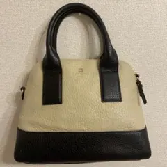 ケイトスペード ハンドバッグ 黒×ベージュ