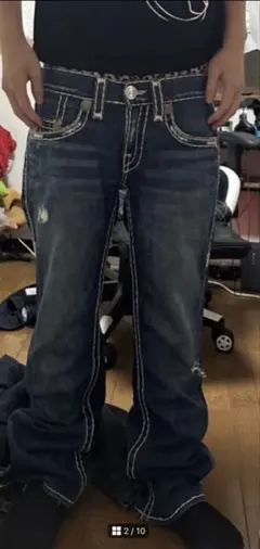 TRUE RELIGION ストレート サイズ34 swag - メルカリ