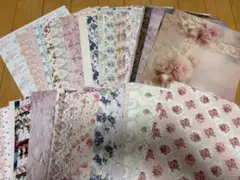 デザインペーパー まとめ売り 100枚♪①