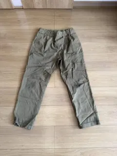 オリーブカラー 長ズボン ゴムウエスト　サイズM